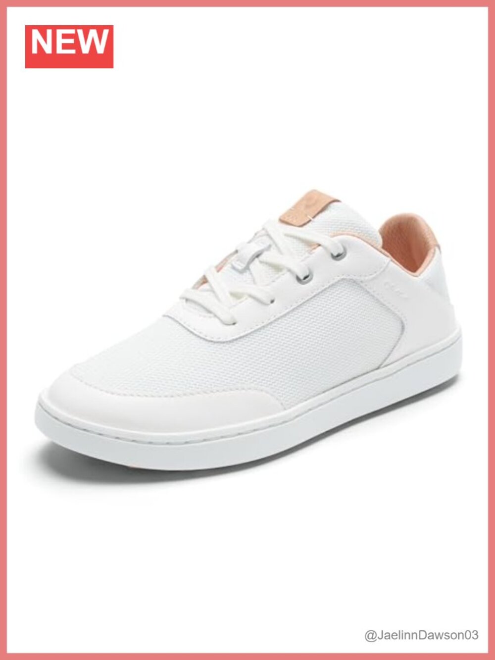 Waterproof Golf Shoes Athletic Lace-Up Drop-In Heel Removable Footbed